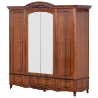 Dulap pentru haine Confort Irina 12 217.5 x 70 x 222 / Lemn / Maro