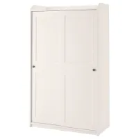 Шкаф Ikea Hauga 118 x 55см x 199 / ДСП / Белый
