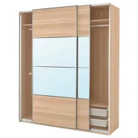 Шкаф Ikea Pax/Mehamn/Auli 200 x 66см x 201.2 / ДСП / Имитация Состаренного Дуба