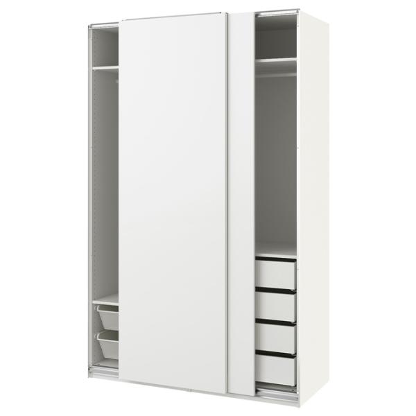 Dulap Ikea Pax/Hasvik 150 x 66 x 236.4 / DSP / Alb photo 1