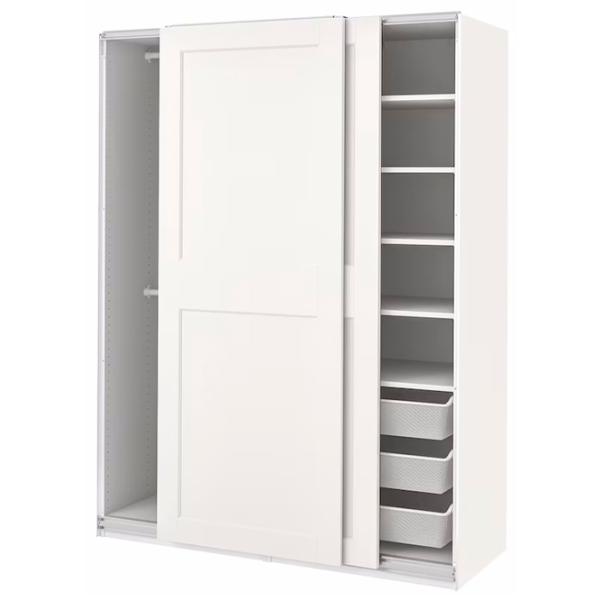 Dulap Ikea Pax/Grimo 150 x 66 x 201 / DSP / Alb photo 1