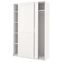 Шкаф Ikea Pax/Grimo 150 x 66см x 236.4 / ДСП / Белый