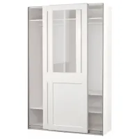Шкаф Ikea Pax/Grimo 150 x 150см x 236.4 / ДСП / Белый