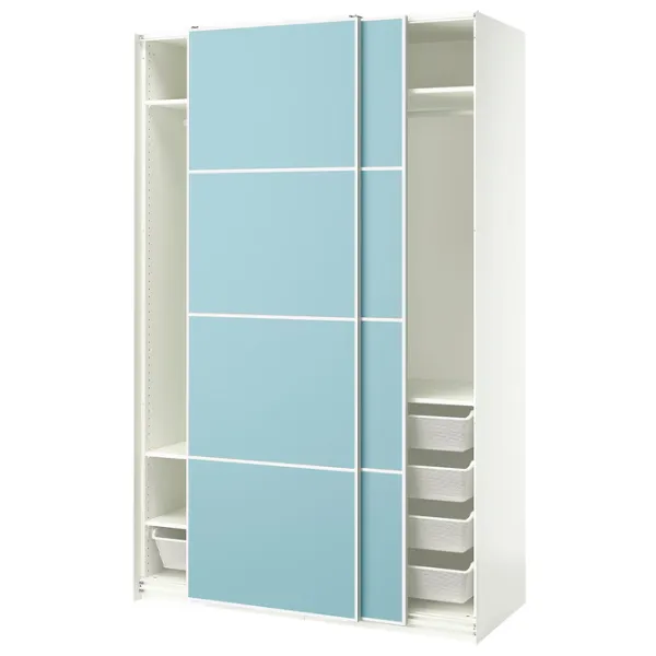 Dulap Ikea Pax/Mehamn 150 x 66 x 236.4 / DSP / Alb photo 1