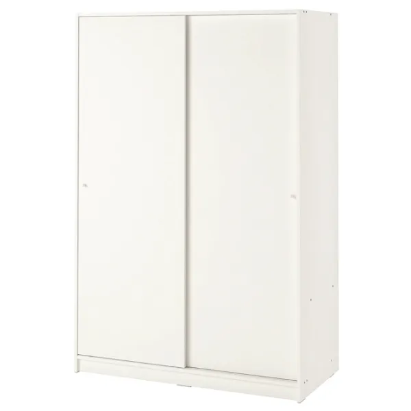 Dulap Ikea Kleppstad 117 x 55 x 176 / DSP / Alb photo 1