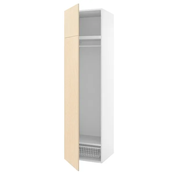 Шкаф Ikea Platsa 60 x 57см x 221 / ДСП / Белый photo 1