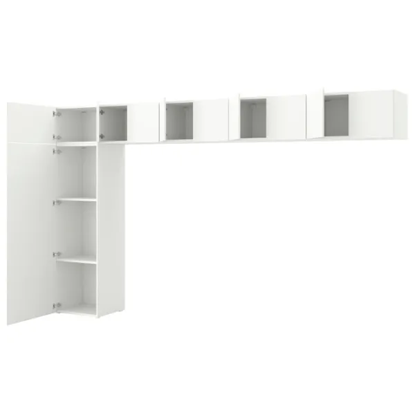 Шкаф Ikea Platsa 380 x 42см x 221 / ДСП / Белый photo 1