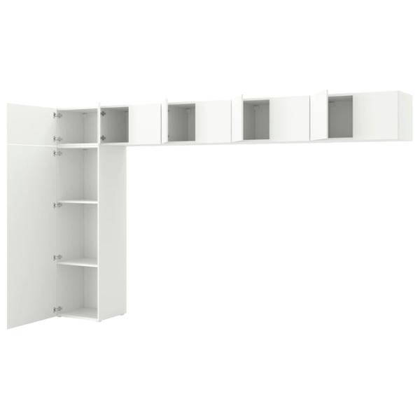 Шкаф Ikea Platsa 380 x 42см x 221 / ДСП / Белый photo 1