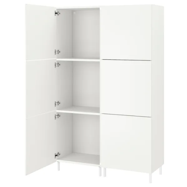 Шкаф Ikea Platsa 120 x 42см x 191 / ДСП / Белый photo 1