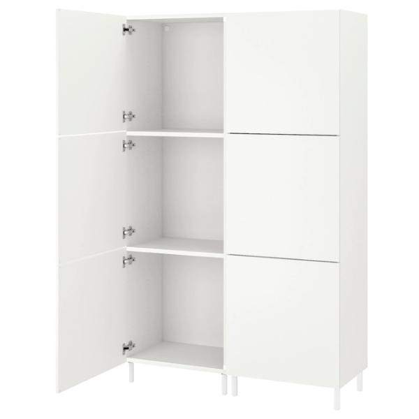 Шкаф Ikea Platsa 120 x 42см x 191 / ДСП / Белый photo 1