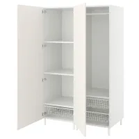 Шкаф Ikea Platsa 120 x 57см x 191 / ДСП / Белый
