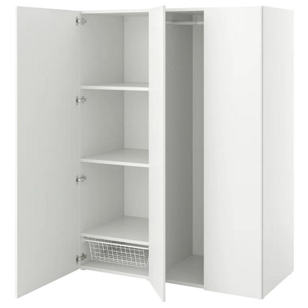 Шкаф Ikea Platsa 140 x 57см x 181 / ДСП / Белый photo 1