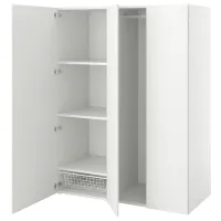 Шкаф Ikea Platsa 140 x 57см x 181 / ДСП / Белый