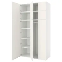 Шкаф Ikea Platsa 140 x 57см x 261 / ДСП / Белый