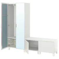 Шкаф Ikea Platsa 200 x 42см x 191 / ДСП / Белый