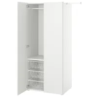 Шкаф Ikea Platsa 127 x 57см x 181 / ДСП / Белый