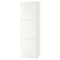 Шкаф Ikea Besta 60 x 42см x 193 / ДСП / Белый