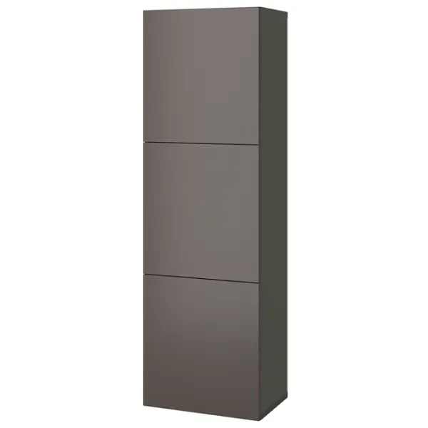 Шкаф Ikea Besta 60 x 42см x 193 / ДСП / Темно серый photo 1