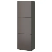 Шкаф Ikea Besta 60 x 42см x 193 / ДСП / Темно серый