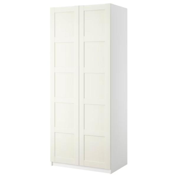 Шкаф Ikea Pax/Bergsbo 100 x 60см x 236.4 / ДСП / Белый photo 1