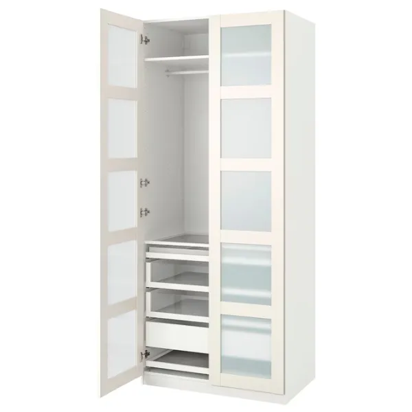 Dulap Ikea Pax/Bergsbo 100 x 60 x 236.4 / DSP / Alb photo 1