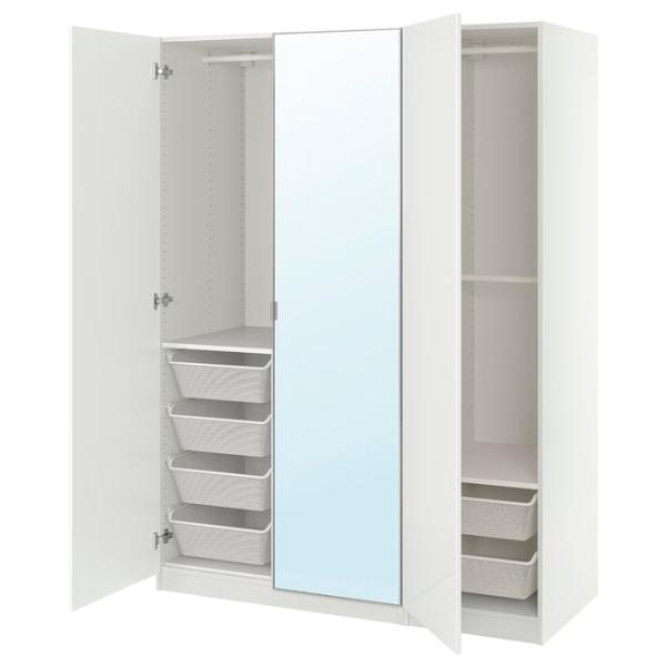 Шкаф Ikea Pax/Fardal/Aheim 150 x 60см x 201.2 / ДСП / Белый photo 1