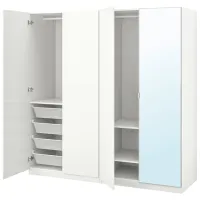 Шкаф Ikea Pax/Fardal/Aheim 200 x 60см x 201.2 / ДСП / Белый