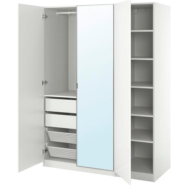 Шкаф Ikea Pax/Fardal/Aheim 150 x 60см x 201.2 / ДСП / Белый photo 1
