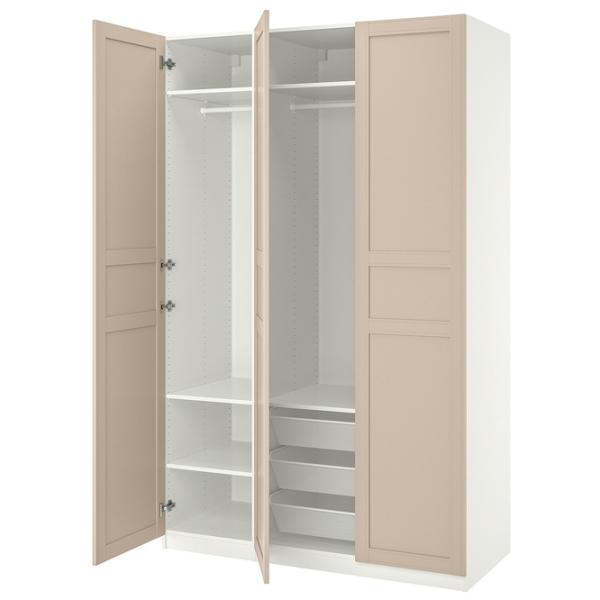 Шкаф Ikea Pax/Flisberget 150 x 60см x 236.4 / ДСП / Светло бежевый photo 1 Шкаф Ikea Pax/Flisberget 150 x 60см x 236.4 / ДСП / Светло бежевый photo 1