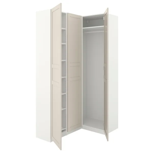 Dulap Ikea Pax/Flisberget 160.3 x 87.9 x 236.4 / DSP / Alb photo 1 Dulap Ikea Pax/Flisberget 160.3 x 87.9 x 236.4 / DSP / Alb photo 1