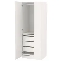 Шкаф Ikea Pax/Forsand 75 x 60см x 201.2 / ДСП / Белый