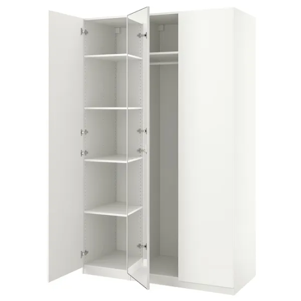 Шкаф Ikea Pax/Forsand/Aheim 150 x 60см x 236.4 / ДСП / Белый photo 1