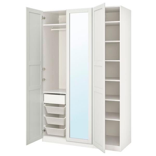Шкаф Ikea Pax/Tyssedal 150 x 60см x 236.4 / ДСП / Белый photo 1 Шкаф Ikea Pax/Tyssedal 150 x 60см x 236.4 / ДСП / Белый photo 1