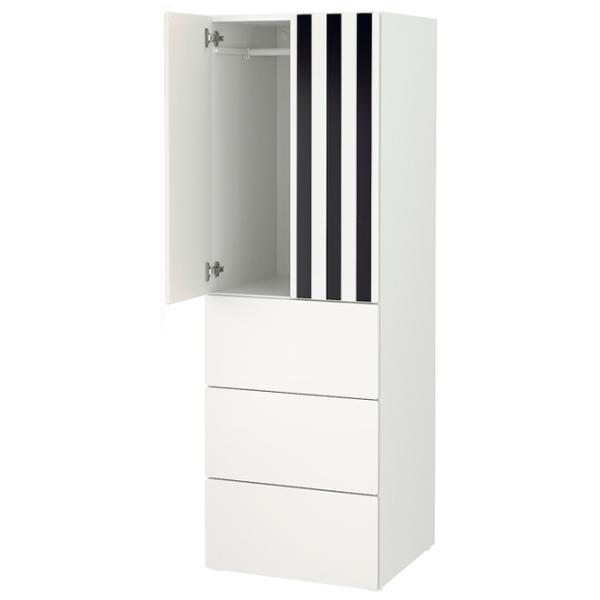 Шкаф Ikea Smastad/Platsa 60 x 57см x 181 / ДСП / Белый photo 1