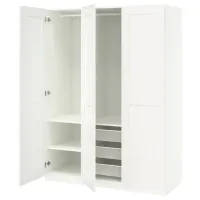 Шкаф Ikea Pax/Grimo 150 x 60см x 201.2 / ДСП / Белый