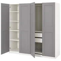 Dulap Ikea Pax/Grimo 200 x 60 x 201.2 / DSP / Alb