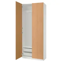 Dulap Ikea Pax/Storklinta 100 x 37.7 x 236.4 / DSP / Alb