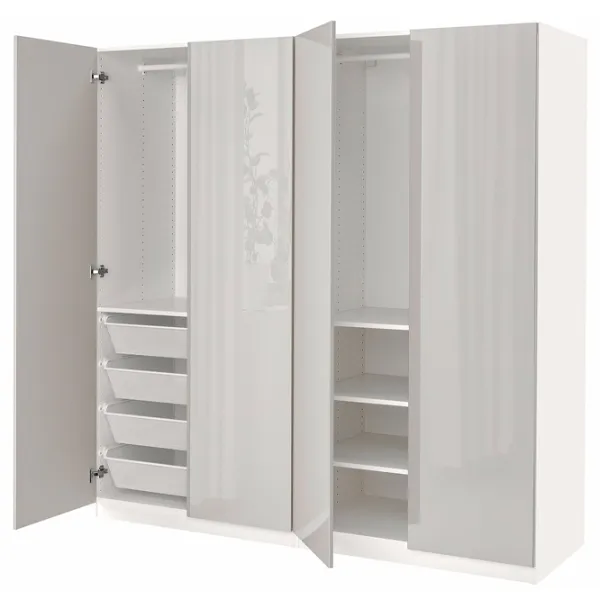 Шкаф Ikea Pax/Fardal 200 x 60см x 201.2 / ДСП / Белый photo 1 Шкаф Ikea Pax/Fardal 200 x 60см x 201.2 / ДСП / Белый photo 1