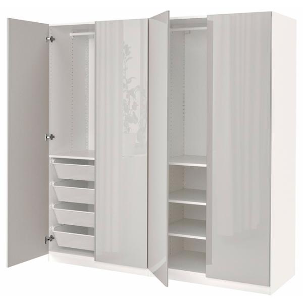 Шкаф Ikea Pax/Fardal 200 x 60см x 201.2 / ДСП / Белый photo 1 Шкаф Ikea Pax/Fardal 200 x 60см x 201.2 / ДСП / Белый photo 1