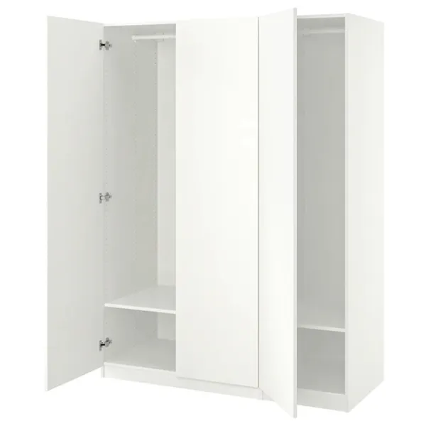 Шкаф Ikea Pax/Forsand 150 x 60см x 201.2 / ДСП / Белый photo 1