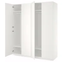 Шкаф Ikea Pax/Forsand 200 x 60см x 236.4 / ДСП / Белый