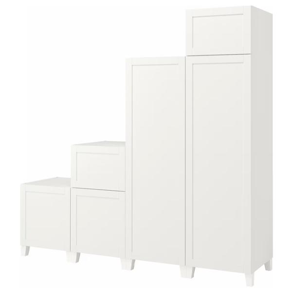 Dulap Ikea Platsa/Sannidal 240 x 57 x 231 / DSP / Alb photo 1
