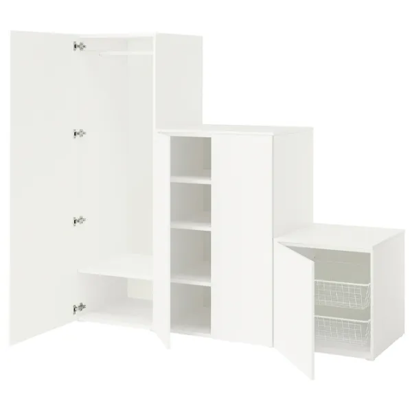 Шкаф Ikea Platsa/Fonnes 200 x 57.1см x 181.1 / ДСП / Белый photo 1