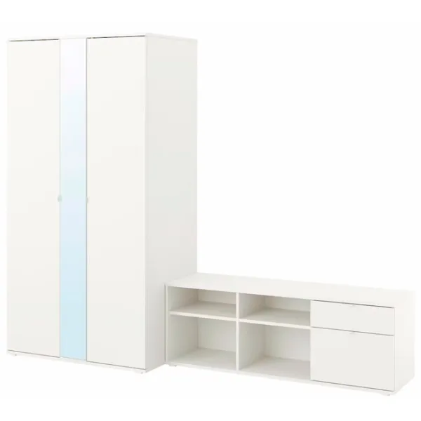 Dulap Ikea Vihals 251 x 57 x 200 / DSP / Alb photo 1