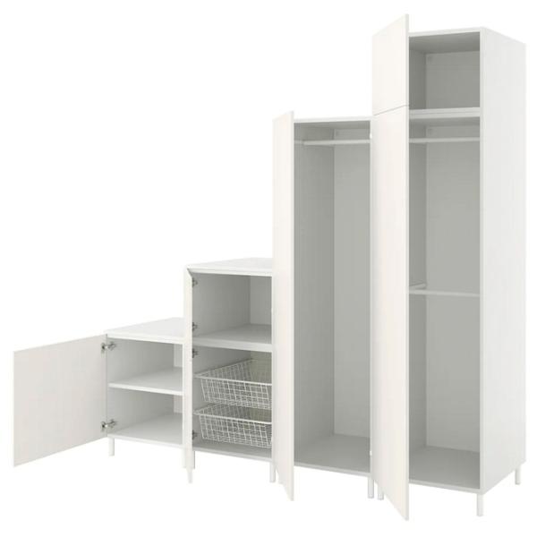 Шкаф Ikea Platsa 240 x 57см x 231 / ДСП / Белый photo 1