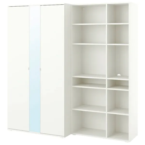 Dulap Ikea Vihals 200 x 57 x 200 / DSP / Alb photo 1