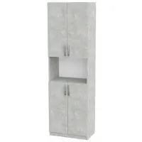 Шкаф KompaniT КШ-5 60 x 36.6см x 195 / ЛДСП / Ателье светлый