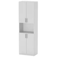 Шкаф KompaniT КШ-5 60 x 36.6см x 195 / ЛДСП / Нимфея Альба