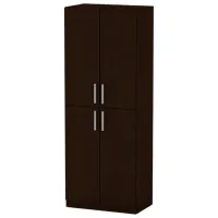 Шкаф KompaniT КШ-12 60 x 36.6см x 158.7 / ЛДСП / Венге