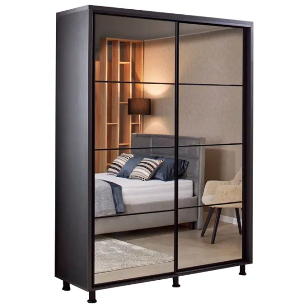 Шкаф Ambianta Torino 200 x 58см x 224 / ДСП / Графитовый photo 1 Шкаф Ambianta Torino 200 x 58см x 224 / ДСП / Графитовый photo 1